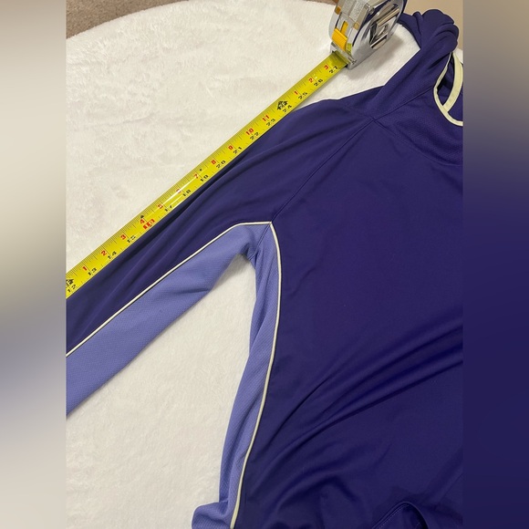 Adidas Climalite Two-Tone Purple Scuba Hoodie - Small - Picture 5 of 8